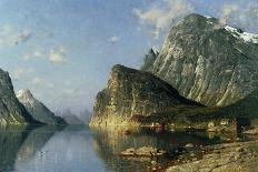 A Fjord-Adelsteen Normann-Framed Premier Image Canvas