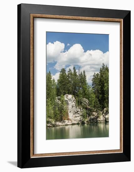 'Adersbach', Adršpach-Teplice Rocks, rock town, lake-Klaus-Gerhard Dumrath-Framed Photographic Print