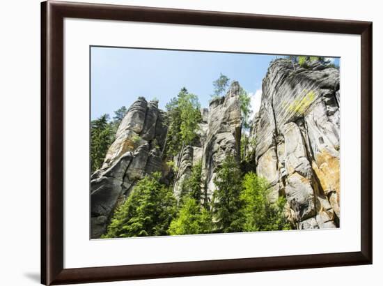 'Adersbach', Adršpach-Teplice Rocks, rock town-Klaus-Gerhard Dumrath-Framed Photographic Print