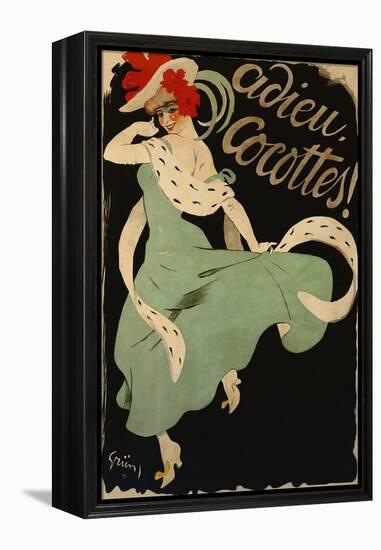 Adieu, Cocottes, 1903-Jules-Alexandre Grün-Framed Premier Image Canvas