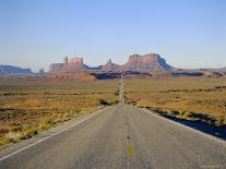 Road to Monument Valley, Navajo Reserve, Utah, USA-Adina Tovy-Photographic Print