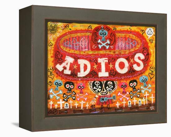 Adios Amigos-Jorge R. Gutierrez-Framed Stretched Canvas