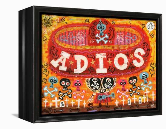 Adios Amigos-Jorge R. Gutierrez-Framed Stretched Canvas