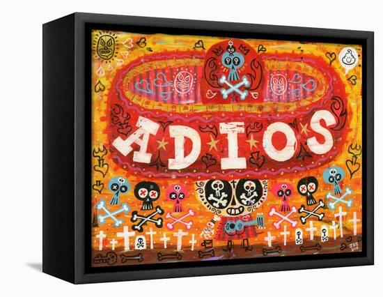 Adios Amigos-Jorge R. Gutierrez-Framed Stretched Canvas