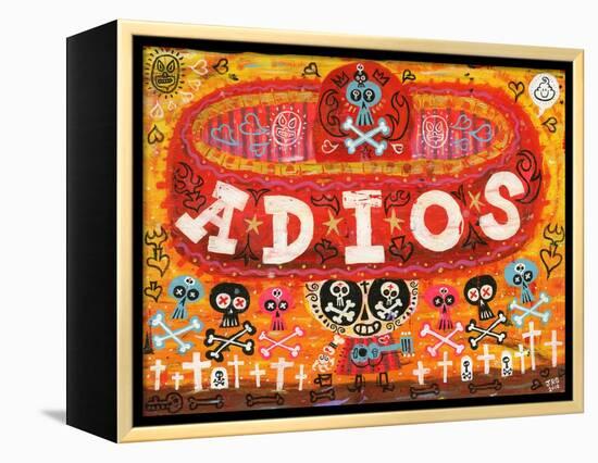 Adios Amigos-Jorge R. Gutierrez-Framed Stretched Canvas