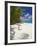 Adirondack Chair and Tropical Beach, Seychelles, Indian Ocean, Africa-Sakis Papadopoulos-Framed Photographic Print