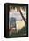 Adirondack Chairs and Sunset - Florida-Lantern Press-Framed Stretched Canvas