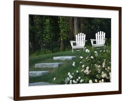 'Adirondack Chairs, Marshfield, Massachusetts, USA