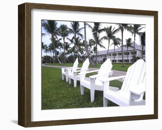 Adirondack Chairs, Ocean Club in Paradise, Atlantis Resort, Bahamas-Bill Bachmann-Framed Photographic Print