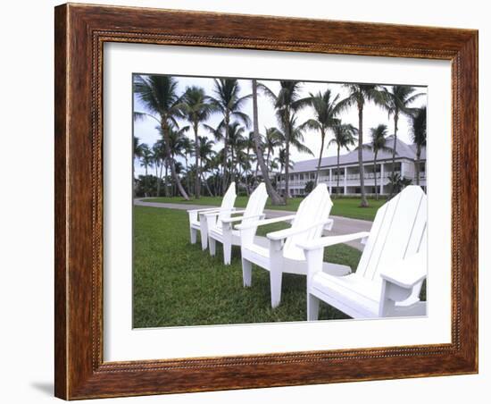 Adirondack Chairs, Ocean Club in Paradise, Atlantis Resort, Bahamas-Bill Bachmann-Framed Photographic Print