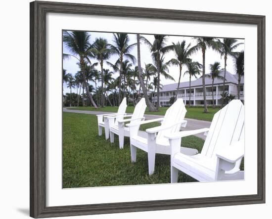 Adirondack Chairs, Ocean Club in Paradise, Atlantis Resort, Bahamas-Bill Bachmann-Framed Photographic Print