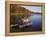 Adirondack Chairs on Dock at Lake-Ralph Morsch-Framed Premier Image Canvas