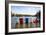 Adirondack Chairs Partially Submerged in the Lake Muskoka, Ontario, Canada-null-Framed Photographic Print