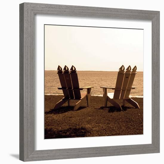 Adirondack Chairs Sq I-Alan Hausenflock-Framed Photographic Print