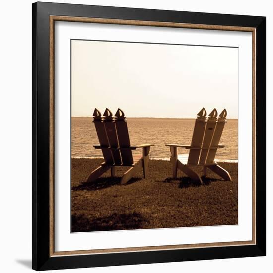Adirondack Chairs Sq I-Alan Hausenflock-Framed Photographic Print