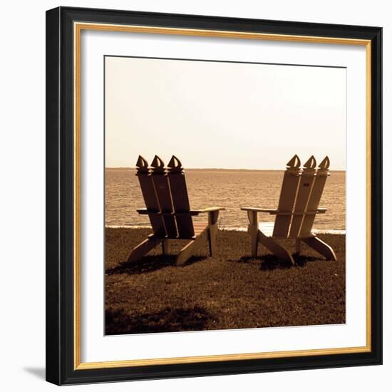 Adirondack Chairs Sq I-Alan Hausenflock-Framed Photographic Print