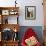 Adirondack Chairs-Lantern Press-Framed Premium Giclee Print displayed on a wall