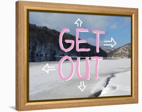 Adirondack Get Out-Art Licensing Studio-Framed Premier Image Canvas