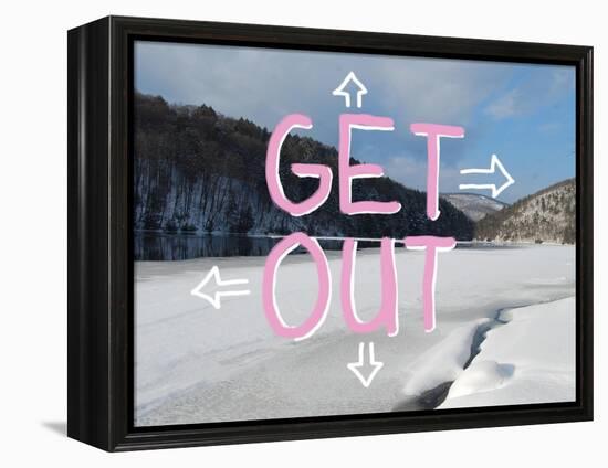 Adirondack Get Out-Art Licensing Studio-Framed Premier Image Canvas