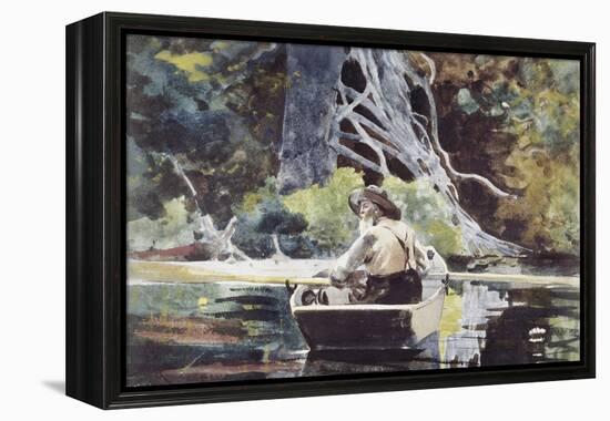 Adirondack Guide-Winslow Homer-Framed Premier Image Canvas