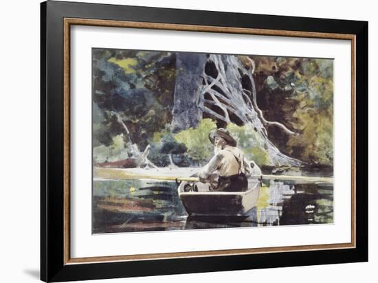 Adirondack Guide-Winslow Homer-Framed Giclee Print