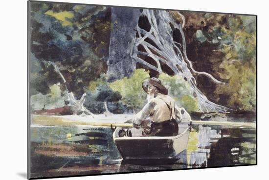 Adirondack Guide-Winslow Homer-Mounted Giclee Print