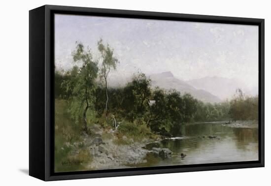 Adirondack Mountain Landscape-Arthur Parton-Framed Premier Image Canvas