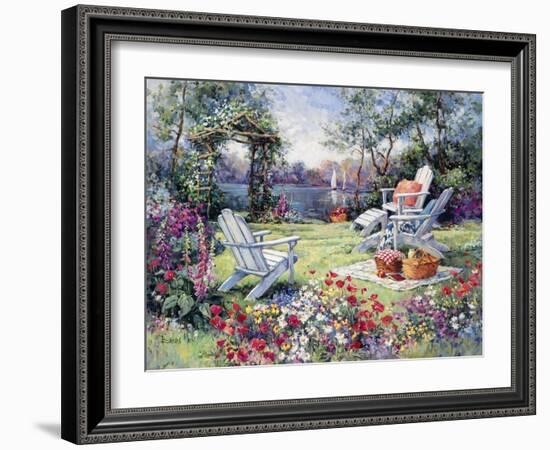 Adirondack Summer-Barbara Mock-Framed Giclee Print