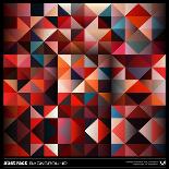 Abstract Colorful Triangles Background. Vector.-adistock-Art Print