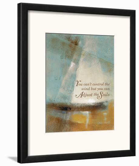 Adjust the Sails & Journey I-Lanie Loreth-Framed Art Print