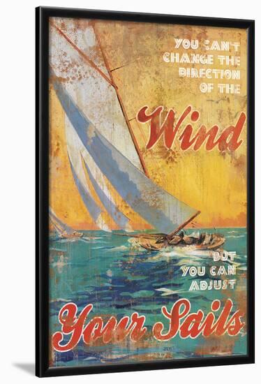 Adjust Your Sails-Dawna Barton-Framed Art Print