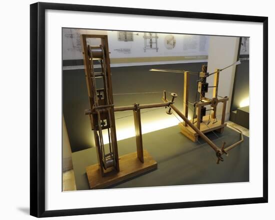 Adjustable-Tilt Wing and Wing-Beating Device with a Screw and Lead Screw System-null-Framed Giclee Print