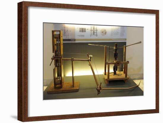 Adjustable-Tilt Wing and Wing-Beating Device with a Screw and Lead Screw System-null-Framed Giclee Print