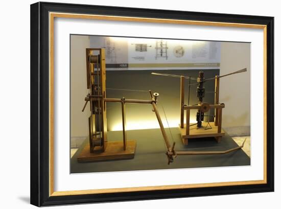 Adjustable-Tilt Wing and Wing-Beating Device with a Screw and Lead Screw System-null-Framed Giclee Print