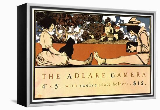 Adlake Camera-Maxfield Parrish-Framed Stretched Canvas