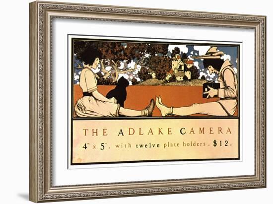 Adlake Camera-Maxfield Parrish-Framed Art Print