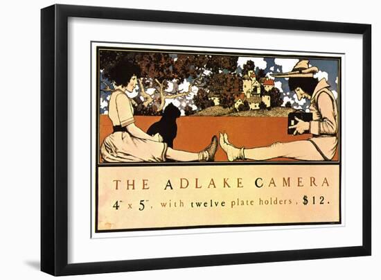 Adlake Camera-Maxfield Parrish-Framed Art Print