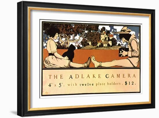 Adlake Camera-Maxfield Parrish-Framed Art Print