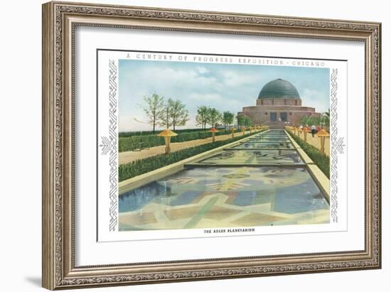 Adler Planetarium, Chicago World Fair-null-Framed Art Print