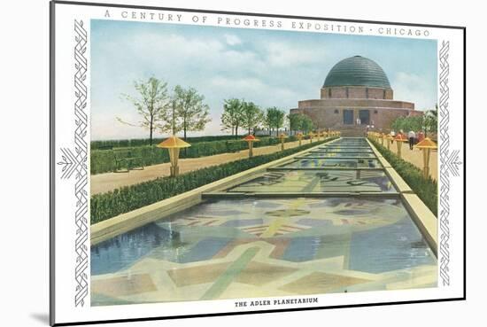 Adler Planetarium, Chicago World Fair-null-Mounted Art Print