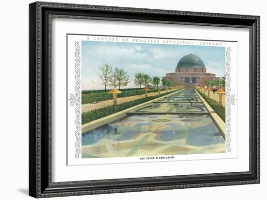 Adler Planetarium, Chicago World Fair-null-Framed Art Print