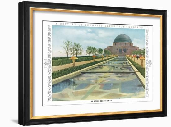 Adler Planetarium, Chicago World Fair-null-Framed Art Print