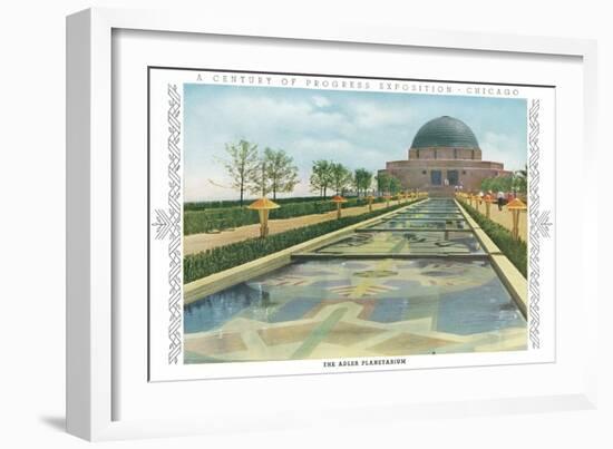 Adler Planetarium, Chicago World Fair-null-Framed Premium Giclee Print