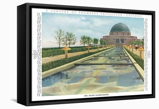 Adler Planetarium, Chicago World Fair-null-Framed Stretched Canvas