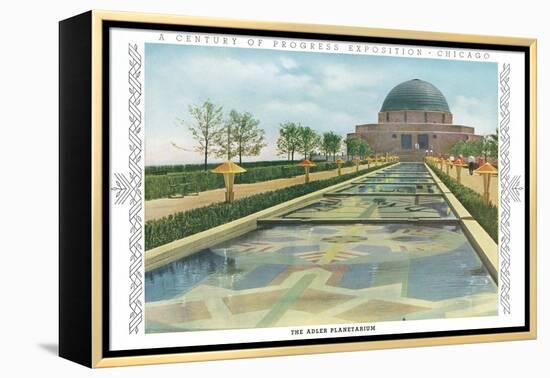 Adler Planetarium, Chicago World Fair-null-Framed Stretched Canvas