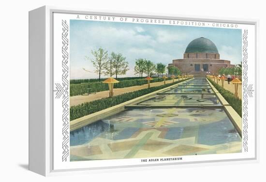 Adler Planetarium, Chicago World Fair-null-Framed Stretched Canvas