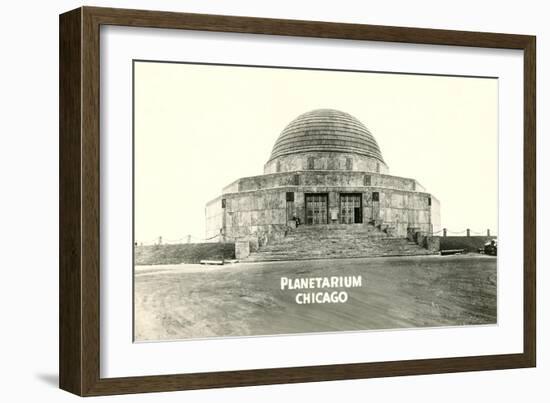 Adler Planetarium under Construction-null-Framed Art Print