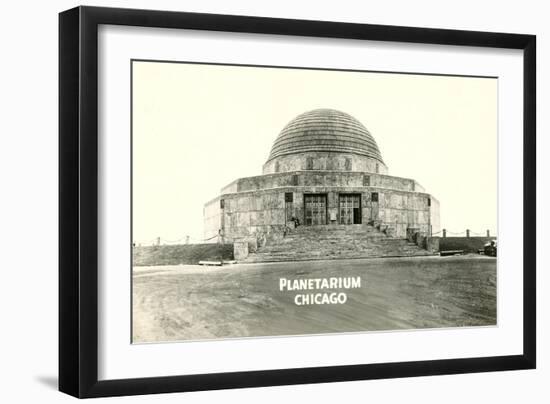 Adler Planetarium under Construction-null-Framed Art Print