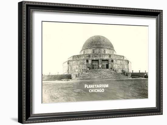 Adler Planetarium under Construction-null-Framed Art Print