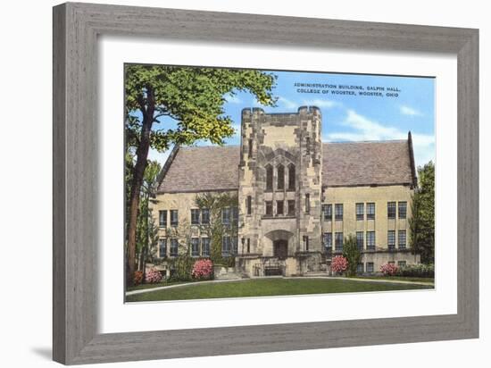 Administration Building, College of Wooster-null-Framed Art Print